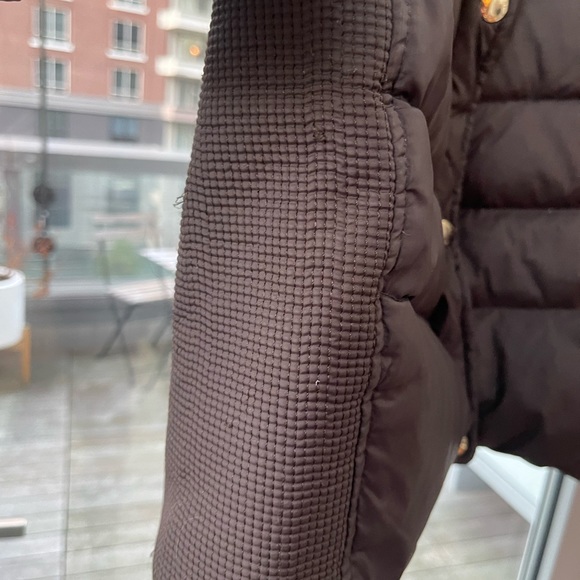 Michael by Michael Kors Brown Long Puffer Coat - Picture 6 of 8